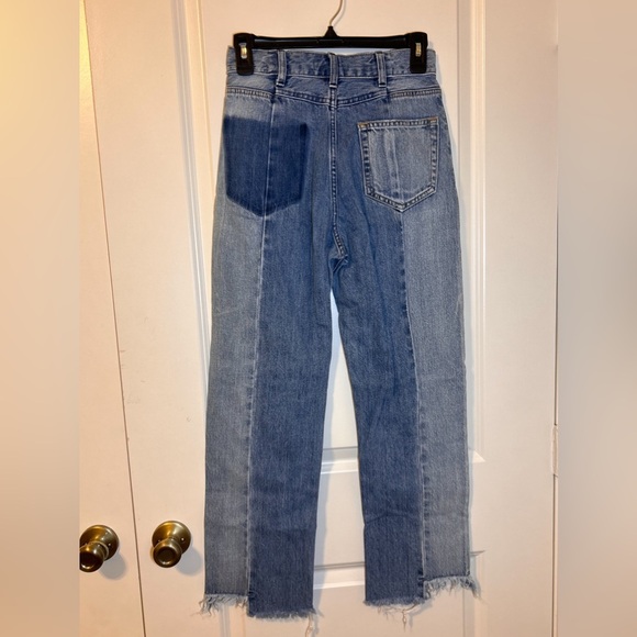 Moussy two toned straight multi wash vintage style jeans - Picture 4 of 11